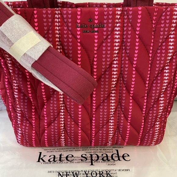 ‼️ SOLD ‼️KATE SPADE ♠️ Ellie Small Tote Cranberry - Picture 4 of 7